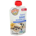 Earths Best Organic Banana Blueberry Oat Puree for 6 Plus Months Baby, 3.5 Ounce Pouch -- 12 per case