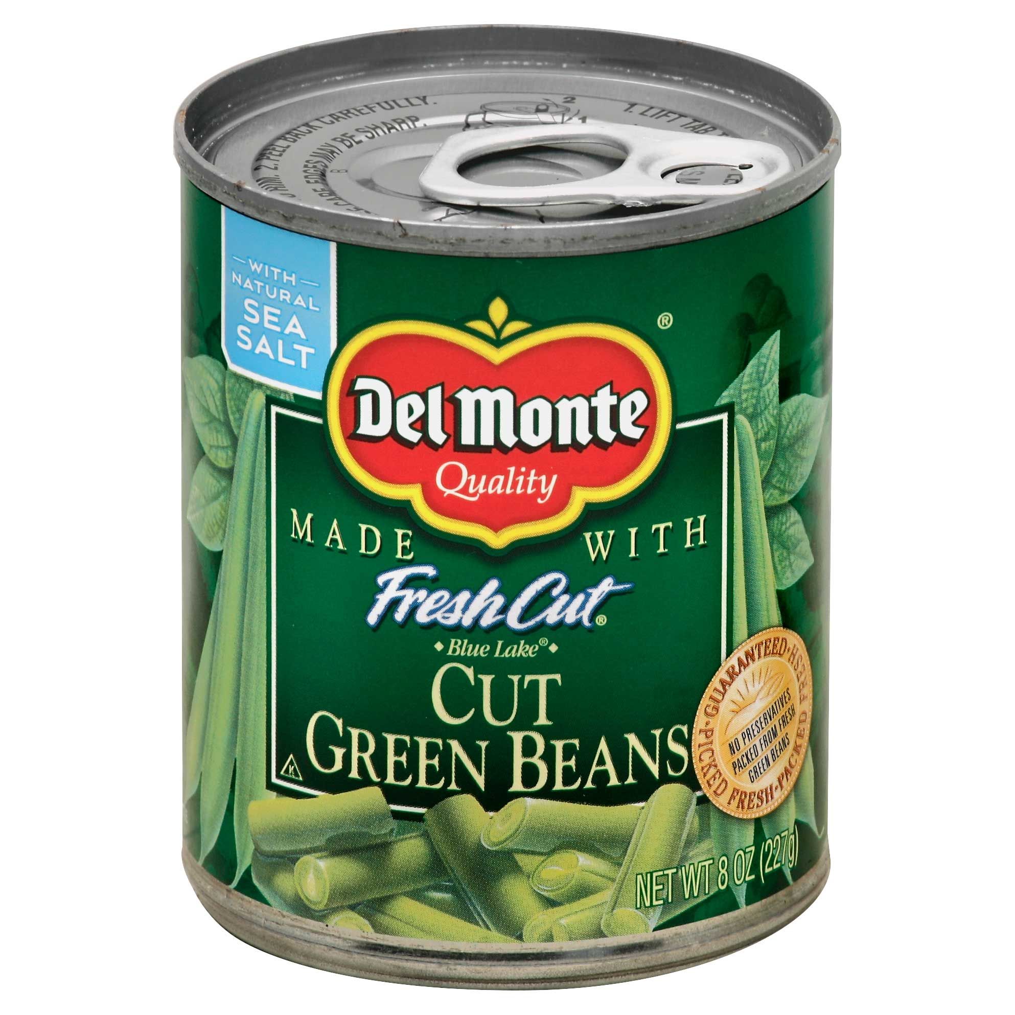 Del Monte Fresh Cut Green Bean Cut, 8 Ounce -- 12 Per Case