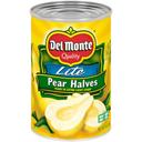 Del Monte Lite Pear Halves in Extra Light Syrup, 15 Ounce Can -- 12 per case