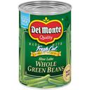 Del Monte Harvest Selects Blue Lake Fresh Cut Whole Green Beans, 14.5 Ounce Can -- 12 per case