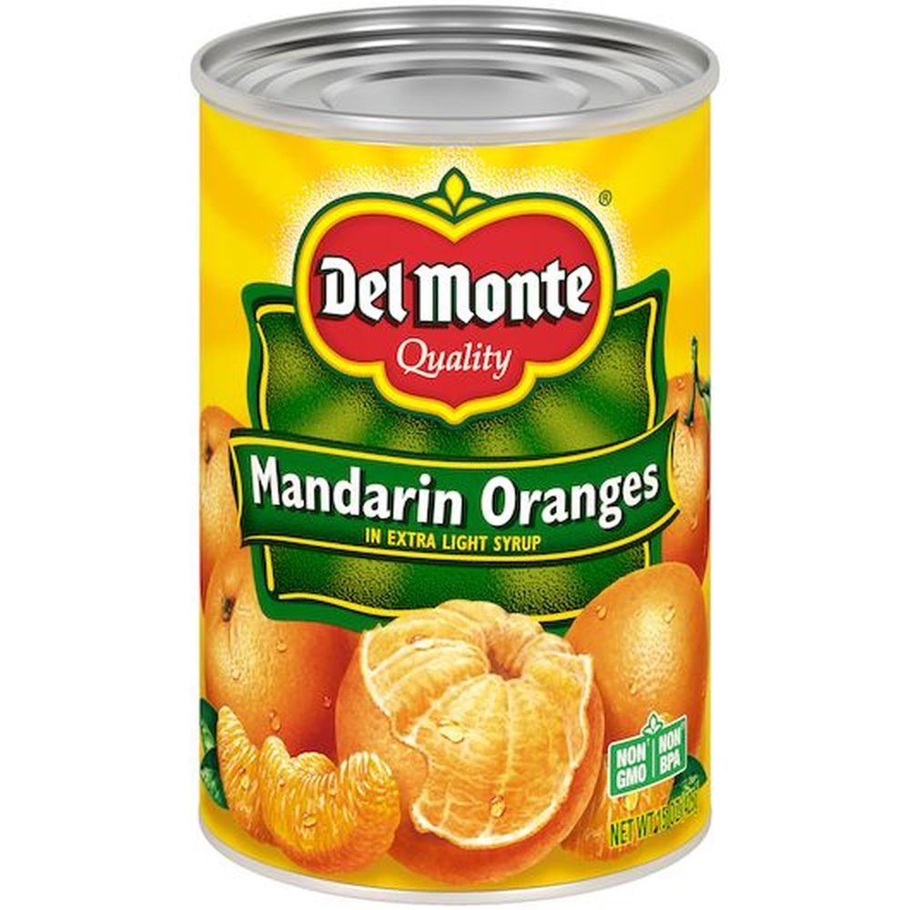Del Monte Mandarin Oranges in Extra Light Syrup, 15 Ounce Can -- 12 per case