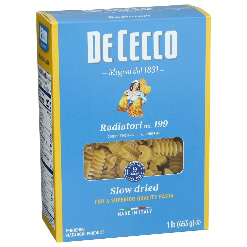 De Cecco Number 199 Radiatori Pasta, 16 Ounce -- 12 per case