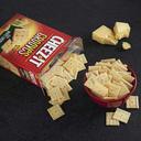 Cheez-It Grooves Sharp White Cheddar Crackers, 9 Ounce -- 12 per case.