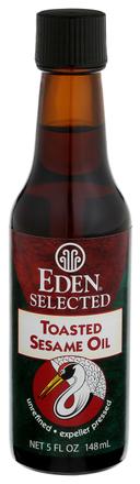 Eden Foods Toasted Sesame Oil, 5 Ounce -- 12 per case.