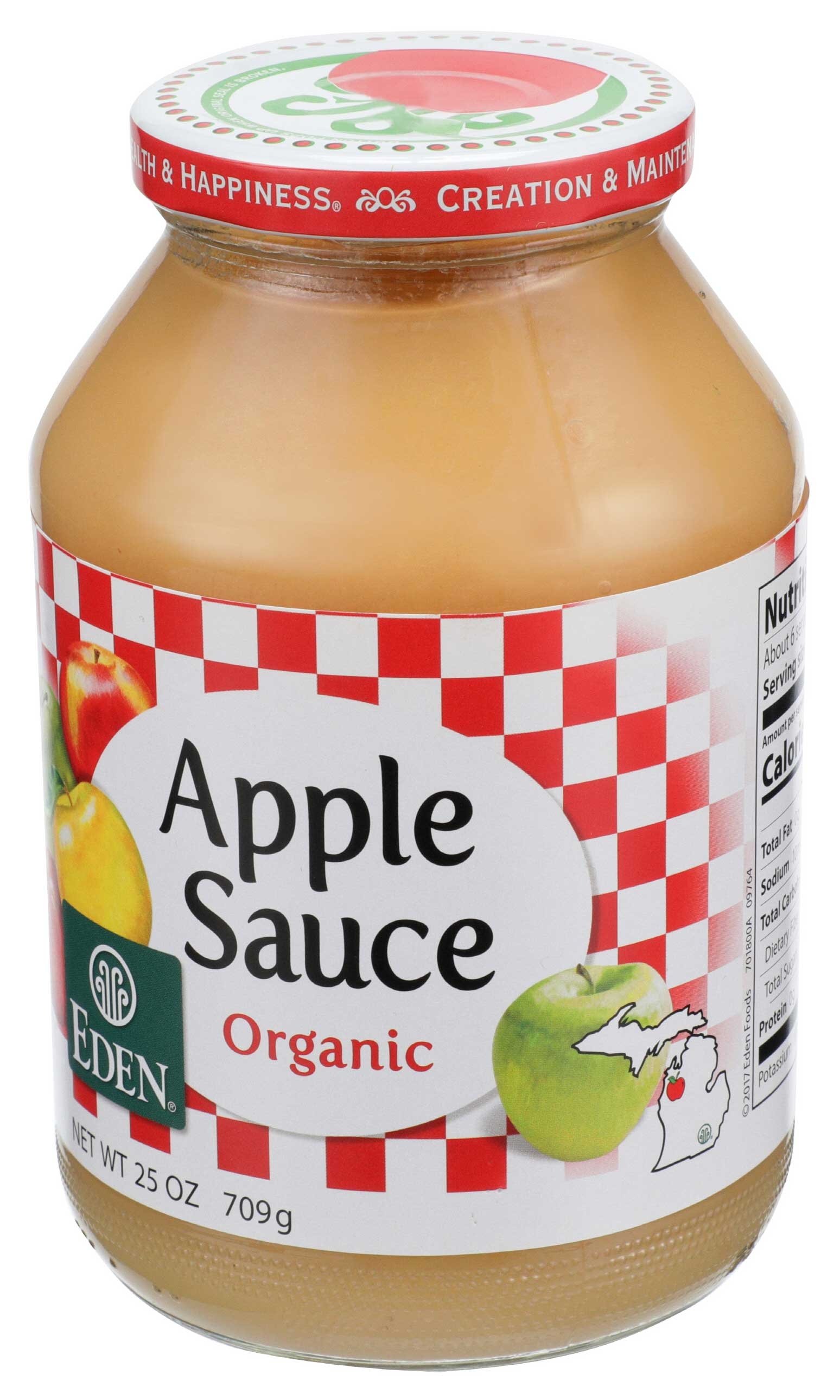 Eden Foods Organic Apple Sauce, 25 Ounce -- 12 per case.