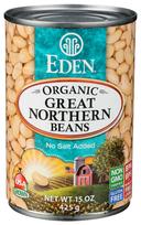 Eden Foods Organic Great Northern Bean, 15 Ounce -- 12 per case.