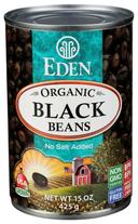 Eden Foods Organic Black Beans, 15 Ounce -- 12 per case.