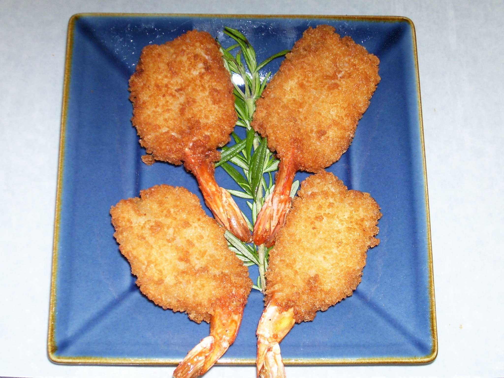 Ocean Cafe Hand Breaded Raw 16 20 Oriental Butterfly Cleantail Shrimp, 3 Pound -- 4 Per Case