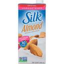 Silk Unsweetened Almond Milk, 1 Quart -- 6 per case.