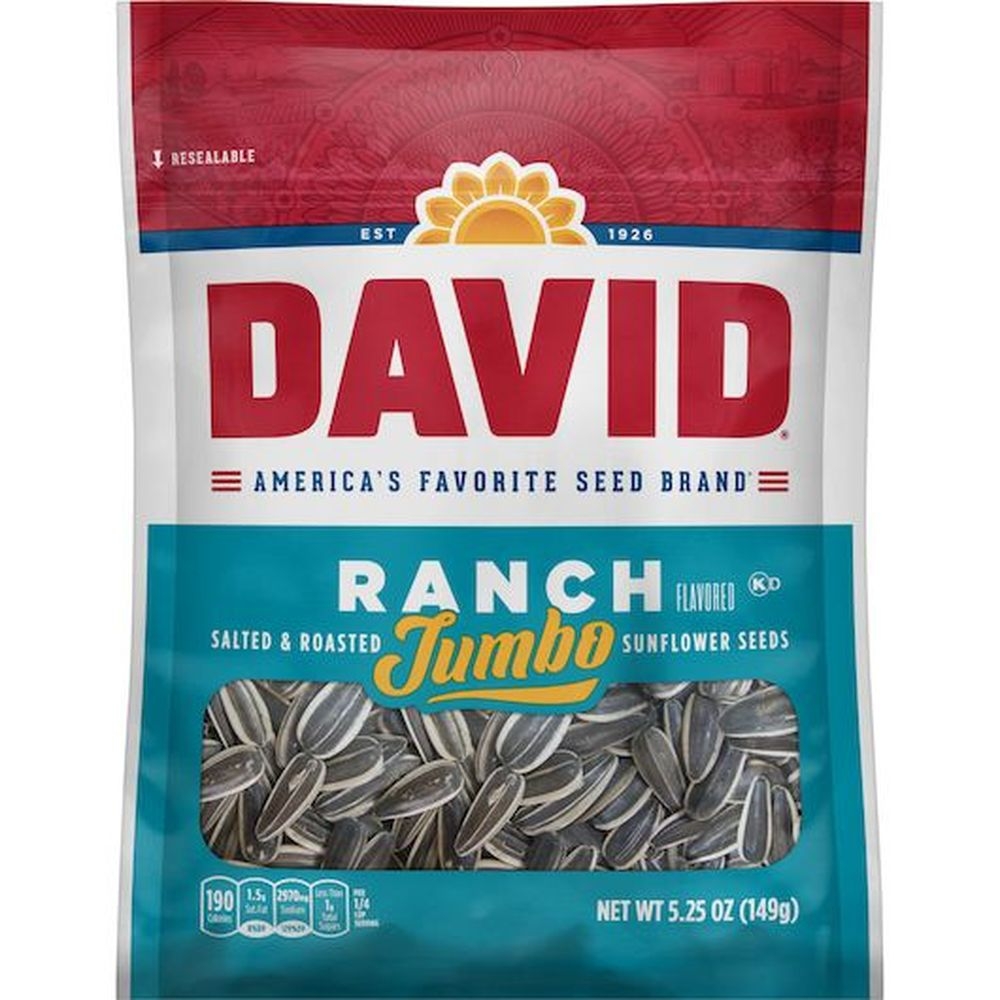 David And Bigs Mixed Flavor Sunflower Seed Shipper -- 72 Per Case