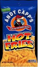 Andy Capp Hot Fries, 3 Ounce Package -- 35 per case