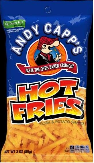 Andy Capp's Hot Fries, 3 Ounce Package -- 35 Per Case
