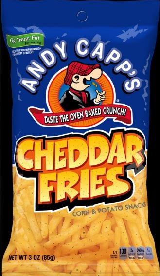 Andy Capps Cheddar Fries, 3 Ounce Bag -- 35 per case