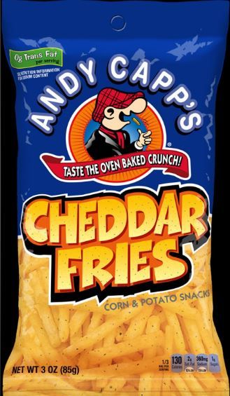 Andy Capp's Cheddar Fries, 3 Ounce -- 35 Per Case