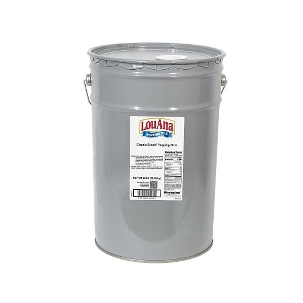 Lou Ana Classic Blend Popping Oil, 50 Pound Pail