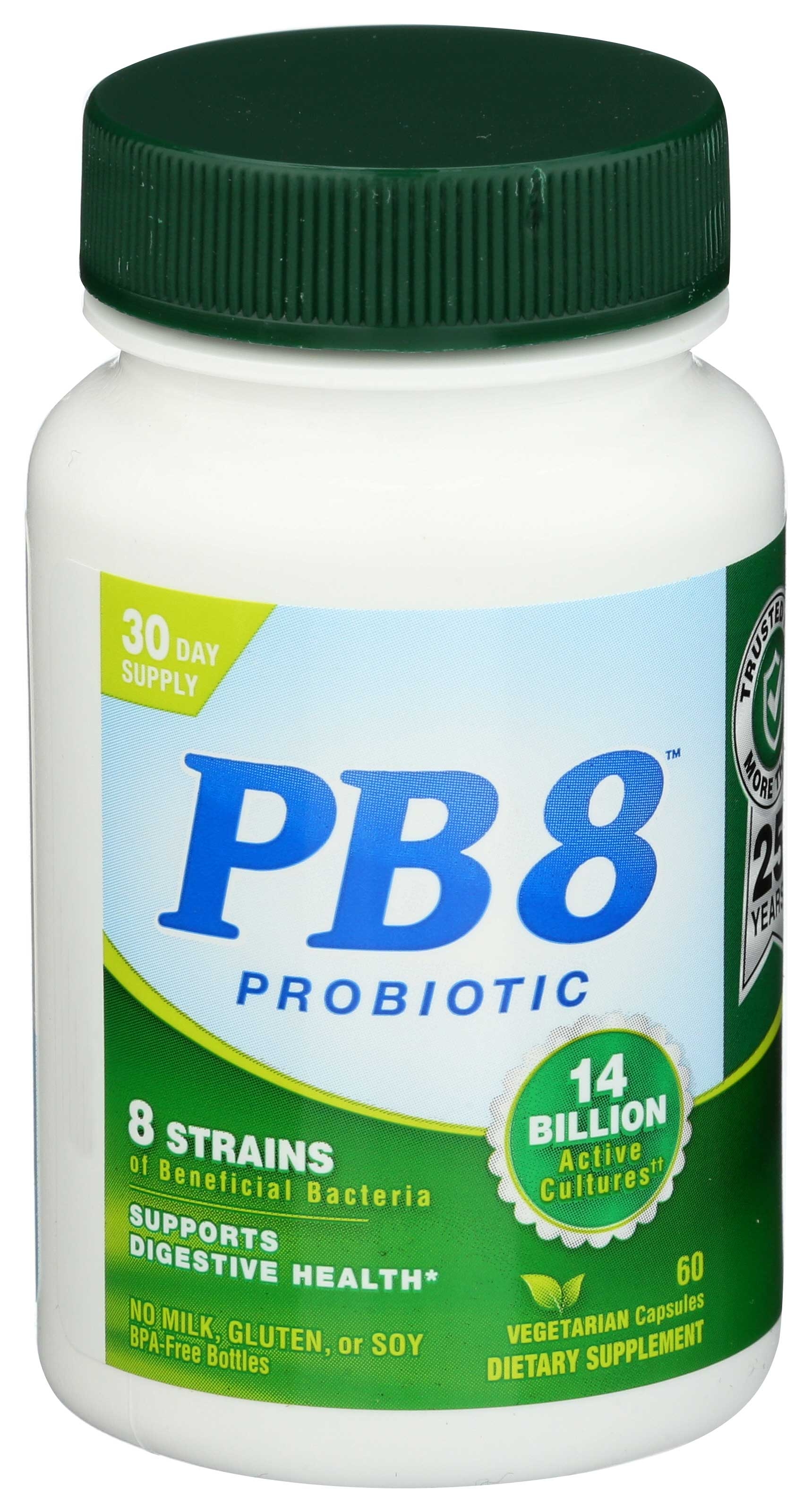 Nutrition Now PB8 Pro-Biotic Vegetarian Acidophilus, 60 Capsules