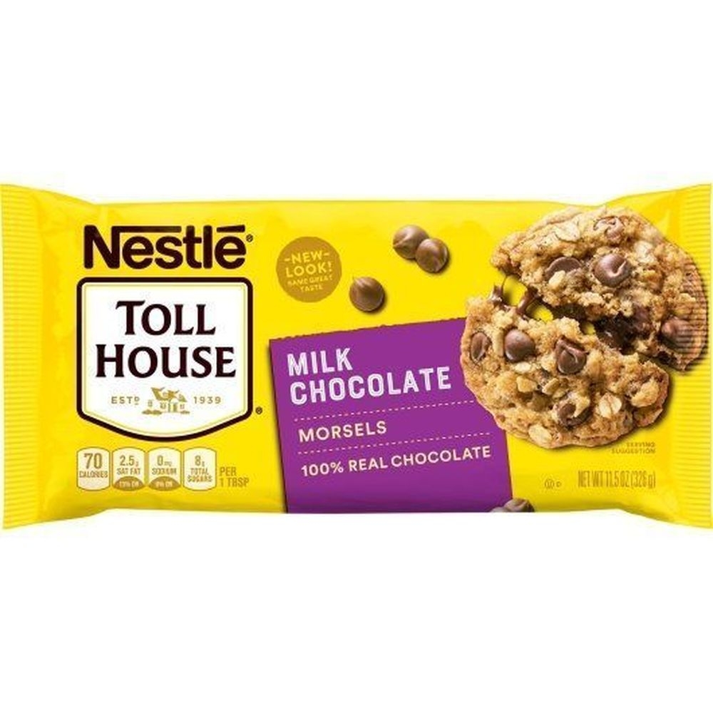 Nestle Toll House Milk Chocolate Morsels - Display, 11.5 Ounce -- 24 per case