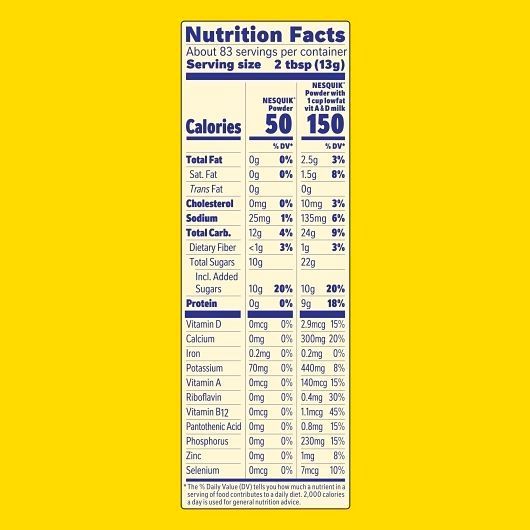 Nesquik Family Size Chocolate Powder, 38 Ounce -- 6 Per Case