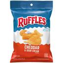 Ruffles Cheddar and Sour Cream Ridged Potato Chips, 2.125 Ounce -- 24 per case