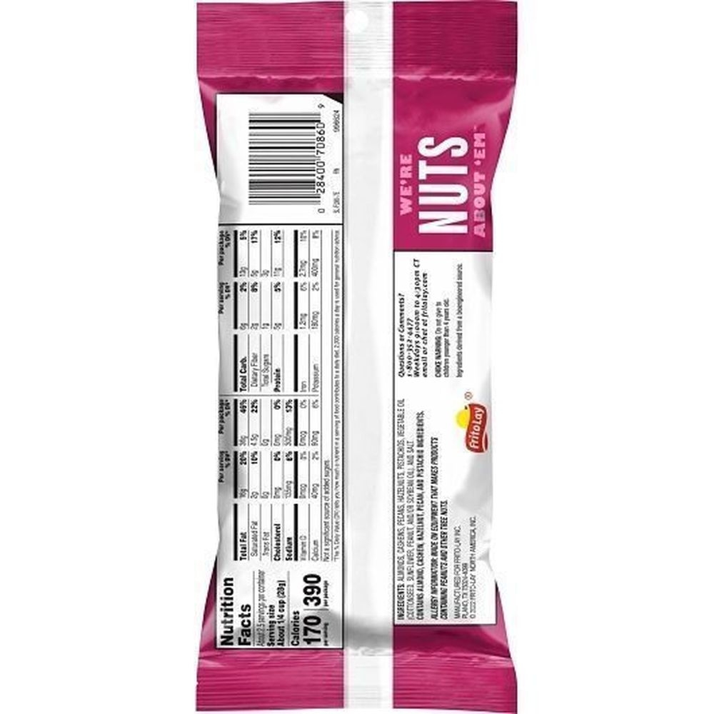 Nut Harvest Deluxe Salted Mixed Nuts, 2.25 Ounce -- 48 per case