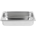 Super Pan Ii Stainless Steel Steam Table Pans,18-8 Stainless Steel ,Half Size,Dimensions 20 3/8 X 12 3/4 Inches,Capacity 4.1 Ltrs.
