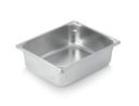 Super Pan Ii Stainless Steel Steam Table Pans,18-8 Stainless Steel ,Half Size,Dimensions 10 3/8 X 12 3/4 Inches,Capacity 6.3 Ltrs.