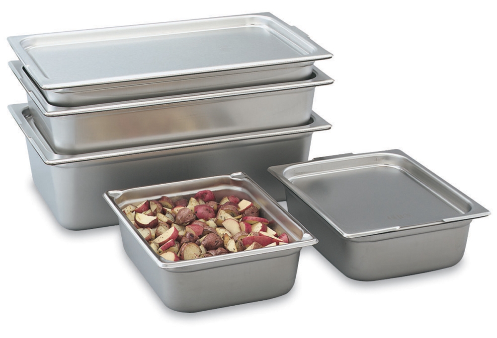 Vollrath Super Pan II Half Size Steam Table Transport Pan, 10 Quart.