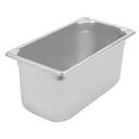 Super Pan Ii Stainless Steel Steam Table Pans,18-8 Stainless Steel ,One Third Size,Dimensions 6 7/8 X 12 3/4 Inches,Capacity 5.8 Liters