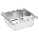 Super Pan Ii Stainless Steel Steam Table Pans,18-8 Stainless Steel ,One Sixth Size,Dimensions 6 7/8 X 6 1/4 Inches,Capacity 1.1 Ltrs.