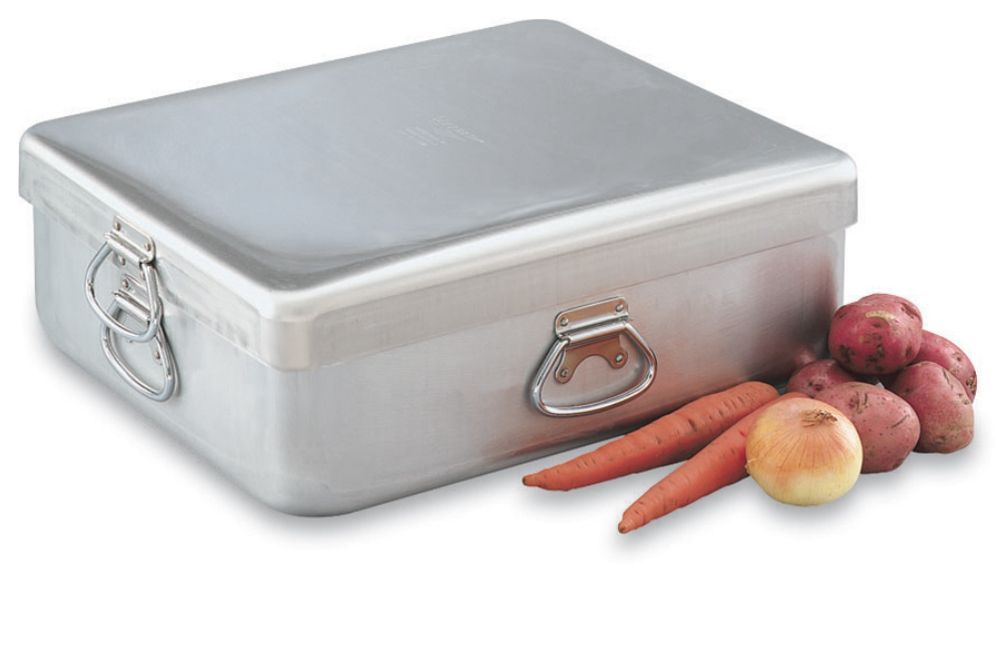 Vollrath Wear Ever Heavy Duty Aluminum Roaster Pan With Cover, 42 Quart Capacity