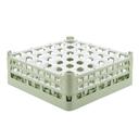 Vollrath Green 36-Compartment Glass Rack, 7 inch.