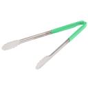Vollrath Scalloped/Utility One Piece Green Color Coded Kool Touch Tong, 16 inch.