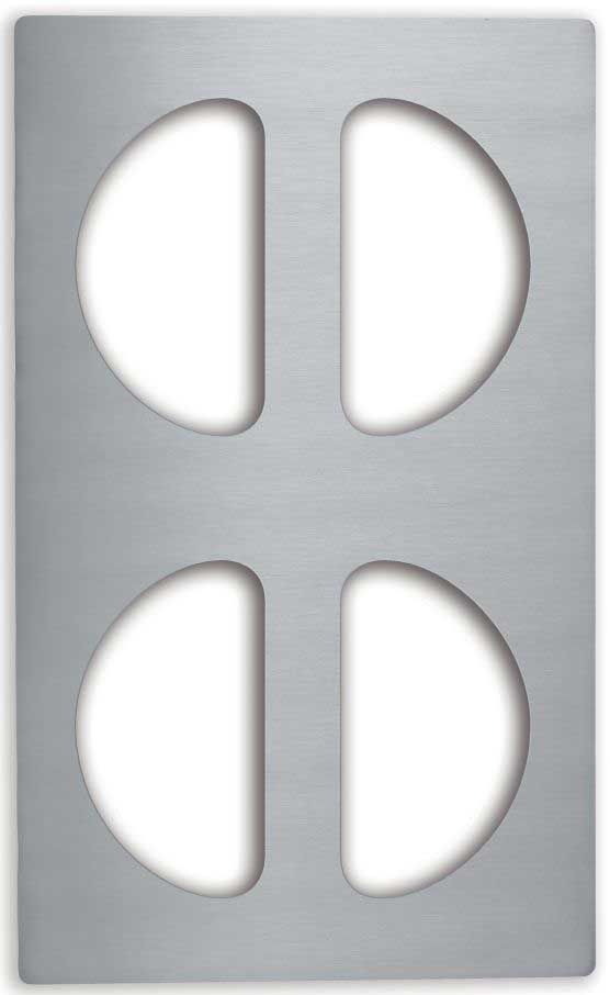 Vollrath Miramar Stainless Steel Four Template