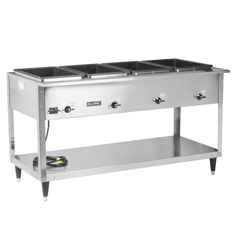 Vollrath ServeWell SL 4 Well Hot Food Table, 120 Voltage.