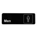Traex White Imprint On Black Men - Sign, 3 x 9 inch.