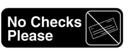 Vollrath No Check Please Sign.