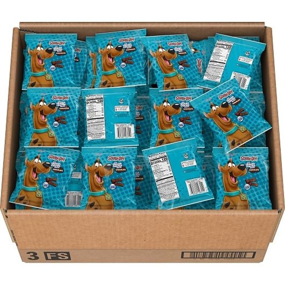 Kelloggs Scooby-doo Chocolate Bones Baked Graham Crackers, 1 Ounce -- 210 Per Case