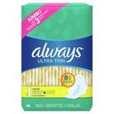 Always Regular/Normal Wing Ultra Thin Pads, 46 count -- 6 per case
