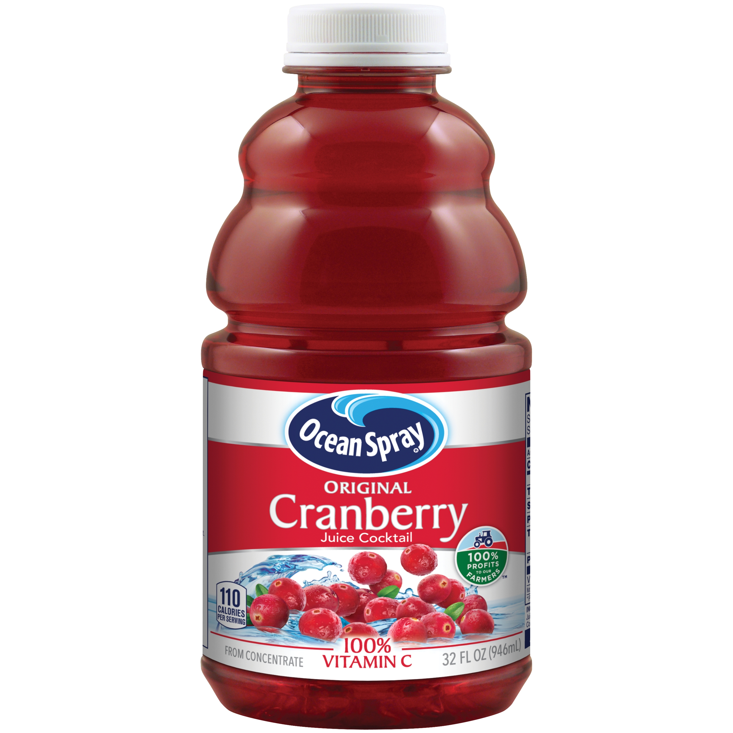 Ocean Spray Cranberry Juice Cocktail, 32 Fluid Ounce -- 12 per case