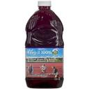 Ocean Spray 100 Percent Cranberry Concord Grape Juice, 64 Fluid Ounce -- 8 per case