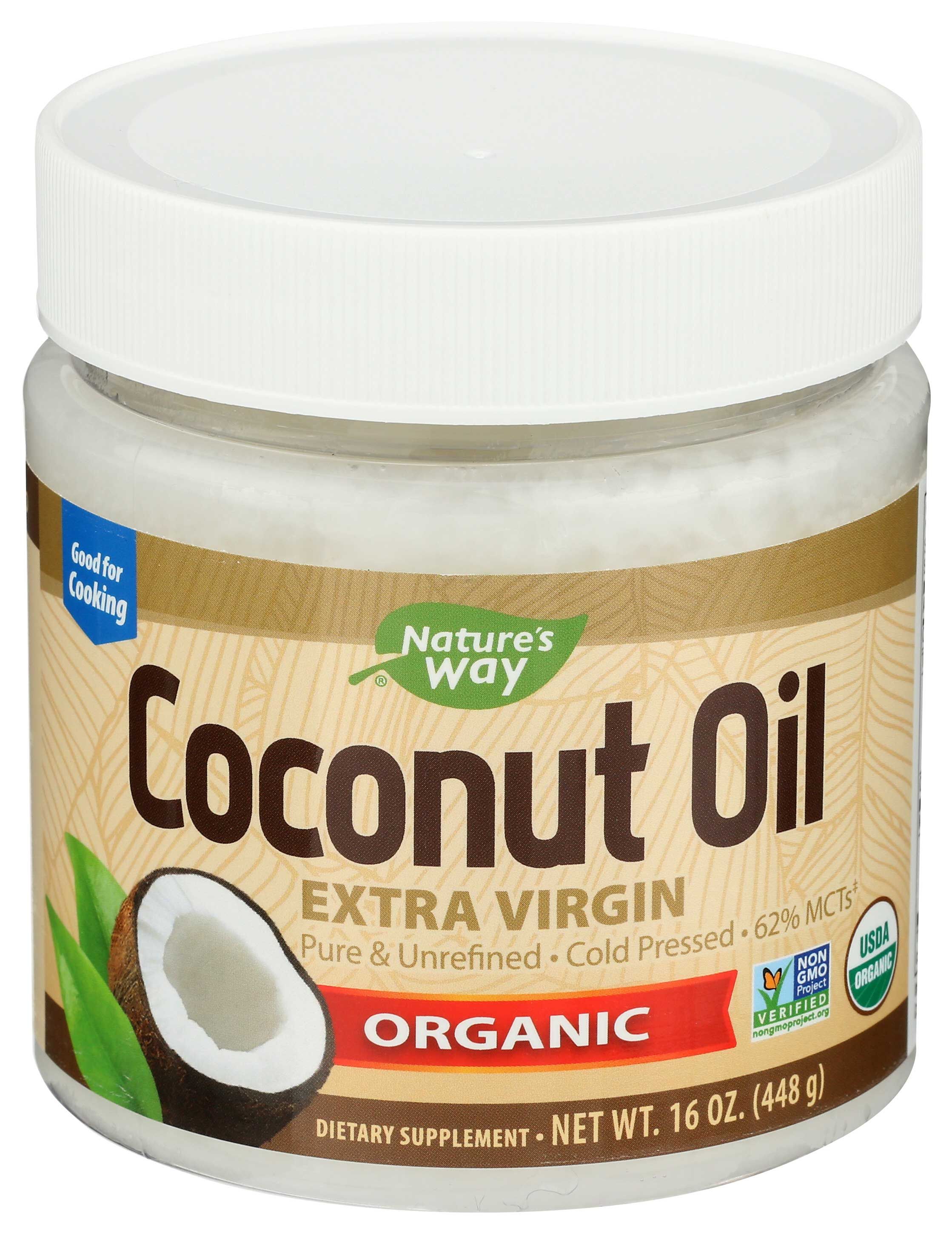 Nature's Way Organic Extra Virgin Coconut Oil, 16 Ounce