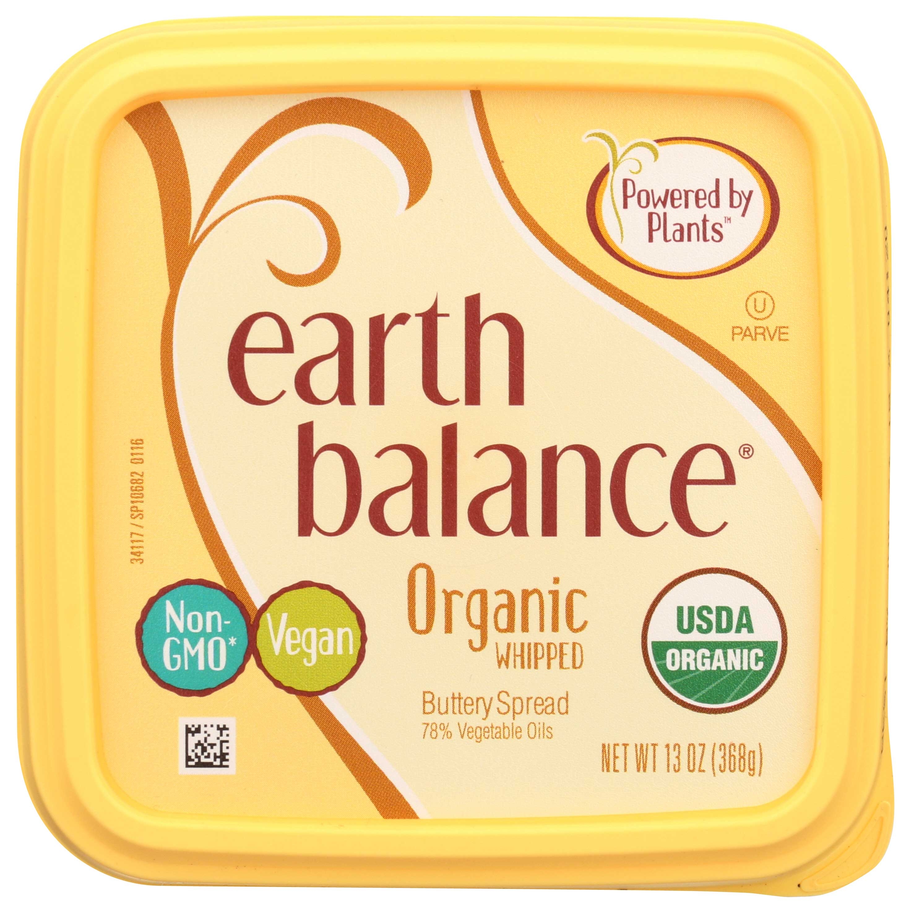 Earth Balance Organic Original Whipped Buttery Spread, 13 Ounce -- 12 Per Case