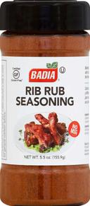 Badia Rubs Seasoning - Shipper -- 60 per case