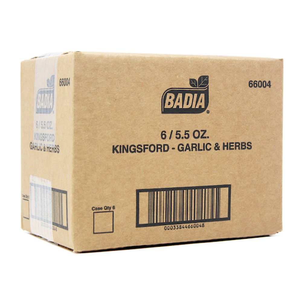 Badia Kingsford Garlic and Herbs All-Purpose Seasoning, 5.5 Ounce -- 6 per case