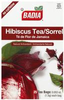 Badia Hibiscus Tea, 25 tea bags per pack -- 100 per case