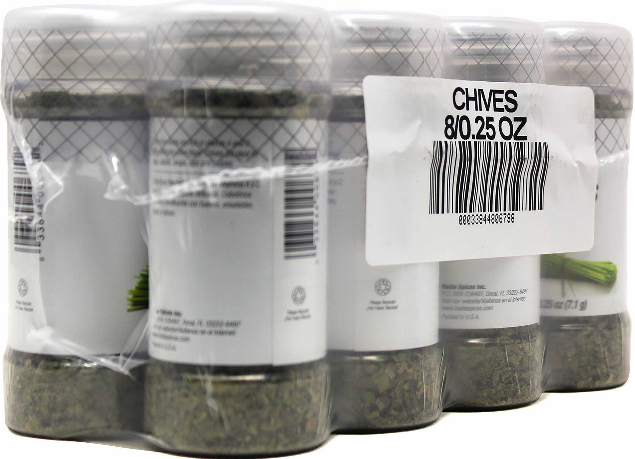 Badia Chives, 0.25 Ounce -- 8 Per Case