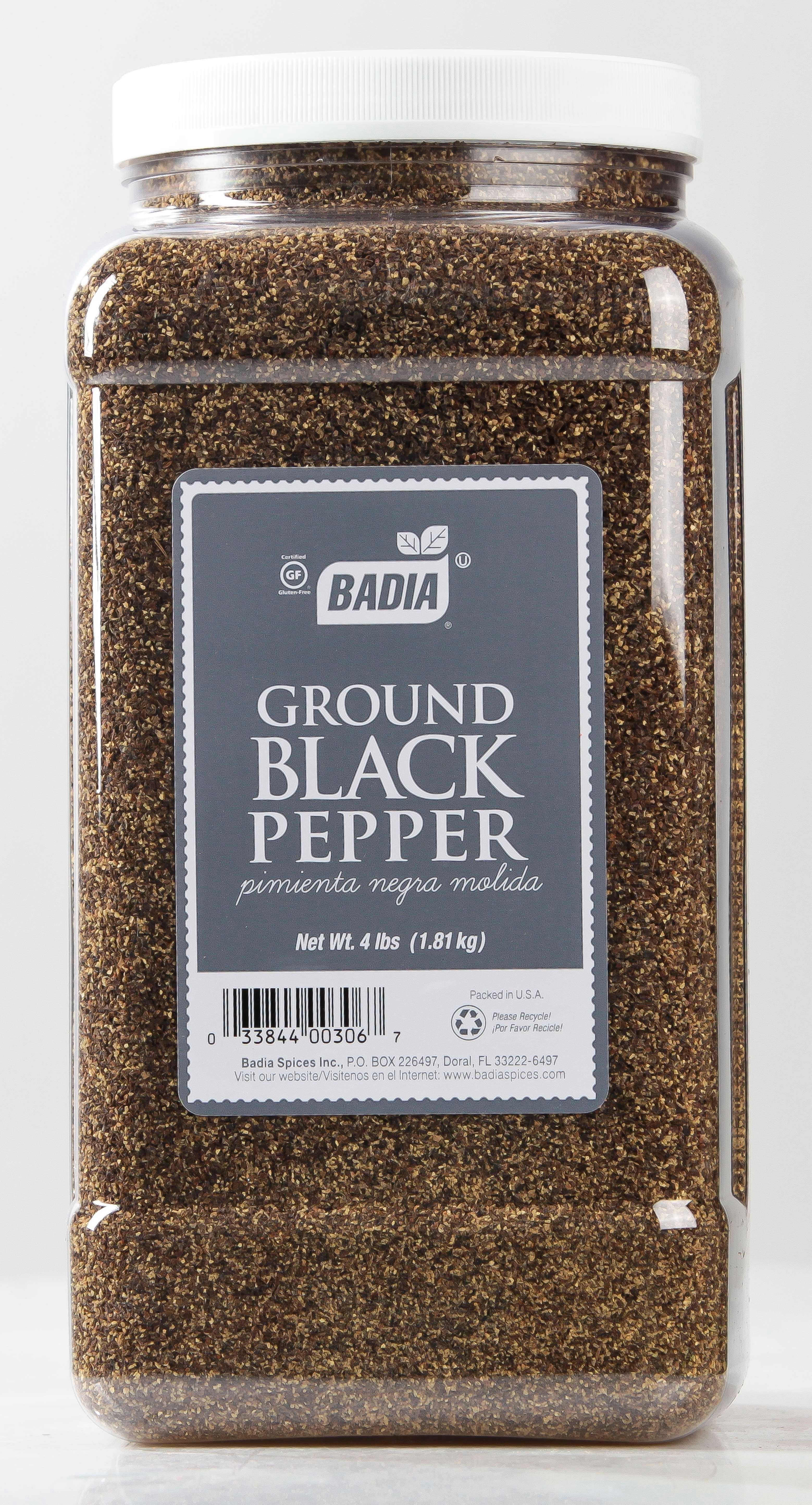 Badia Ground Black Pepper, 4 Pound -- 4 Per Case