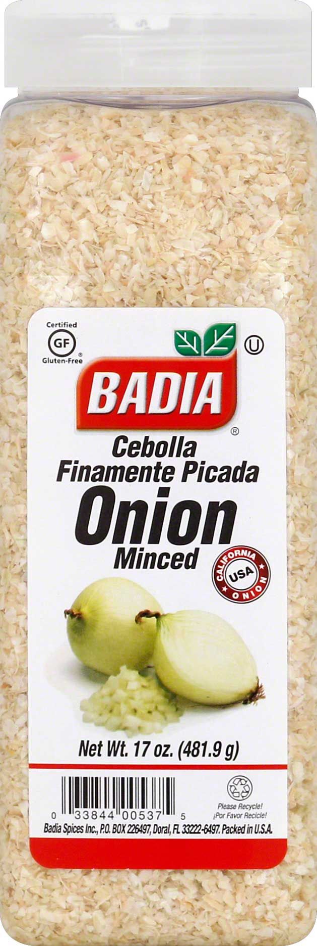 Badia Minced Onion, 17 Ounce -- 4 Per Case