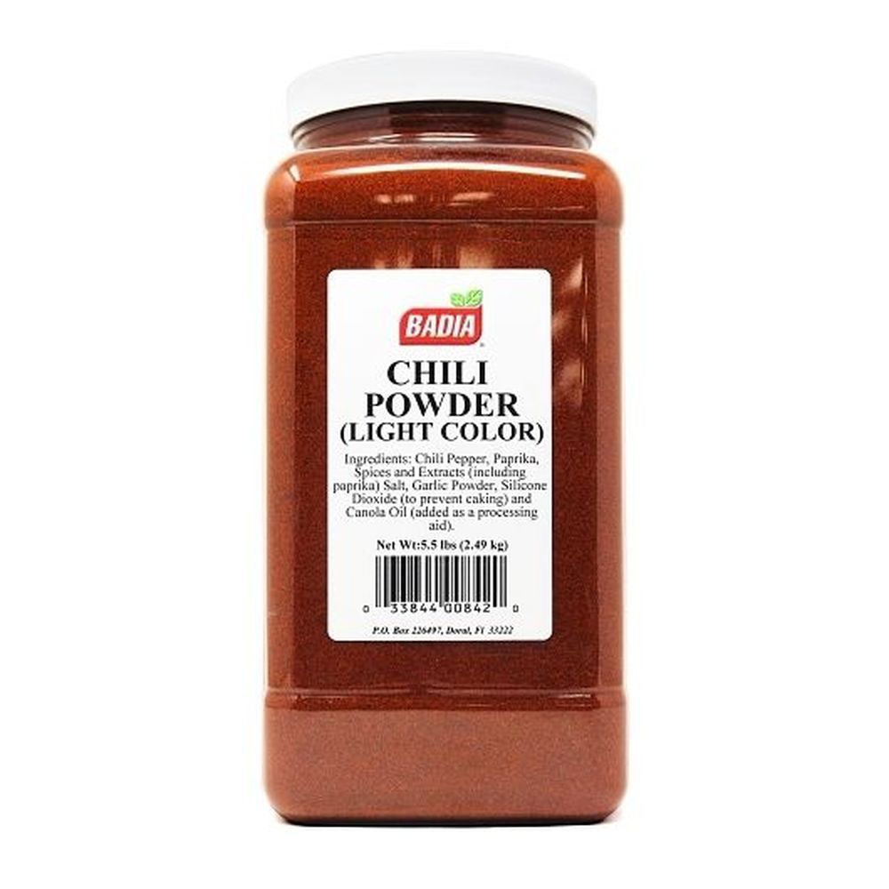 Badia Light Color Chili Powder, 5.5 Pound -- 4 Per Case