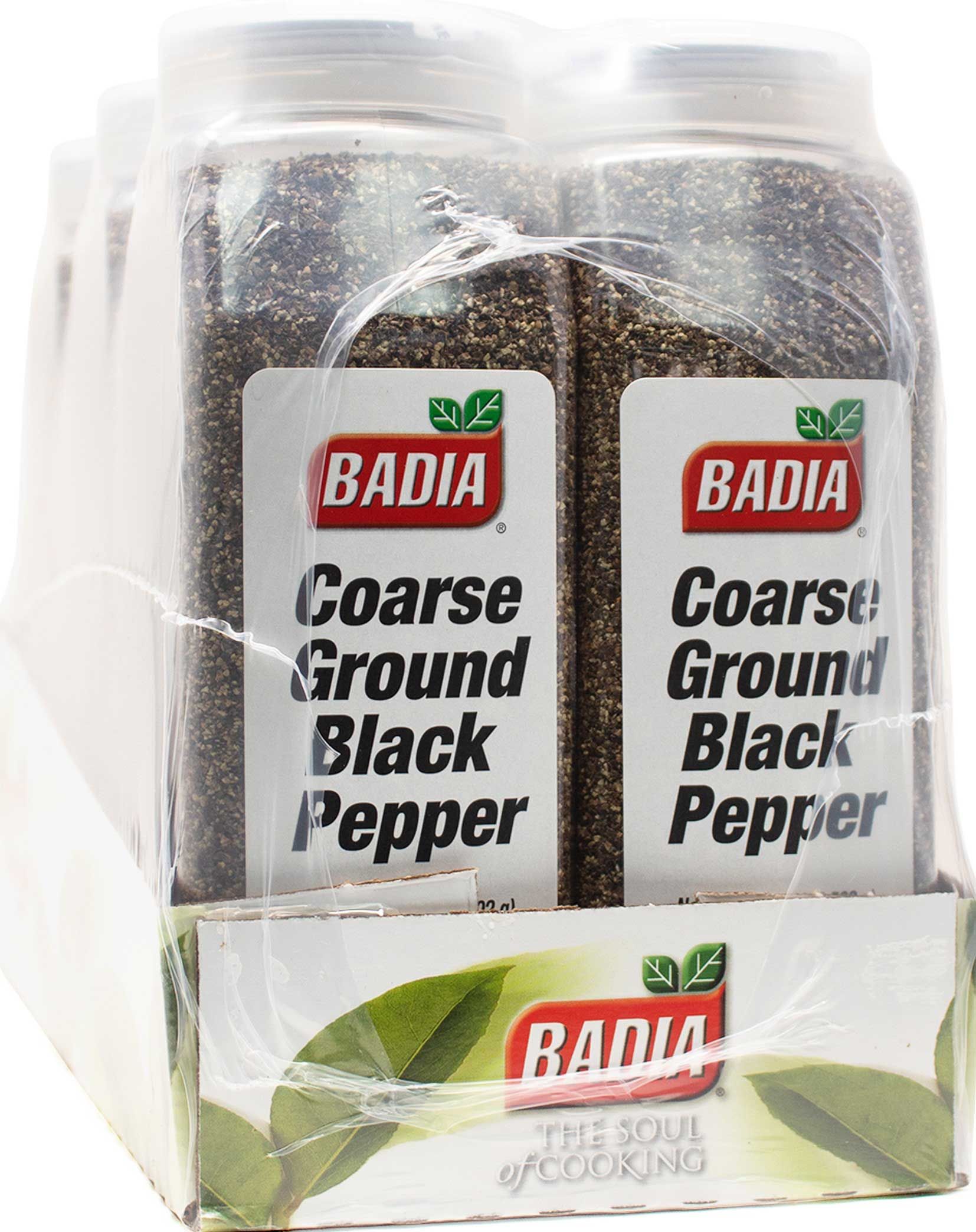 Badia Coarse Grind Black Pepper, 16 Ounce Bottle -- 6 Per Case